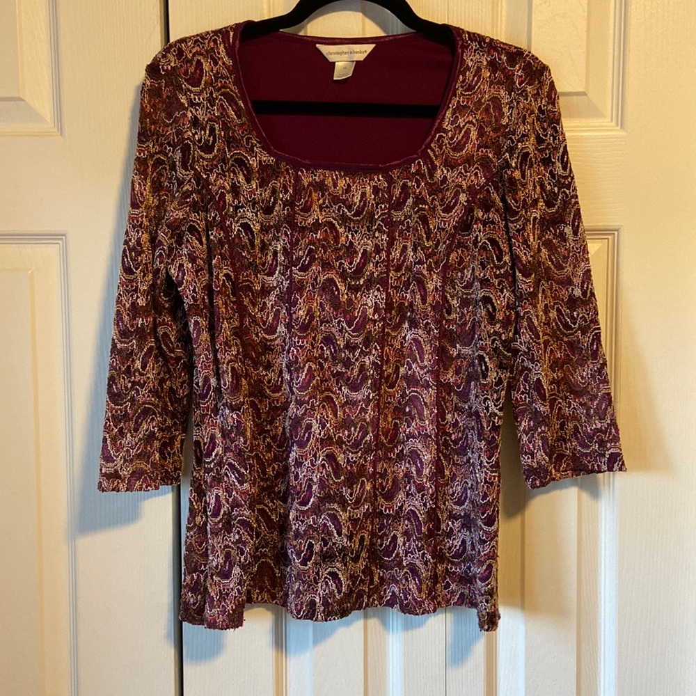 Ladies blouse,light brocade